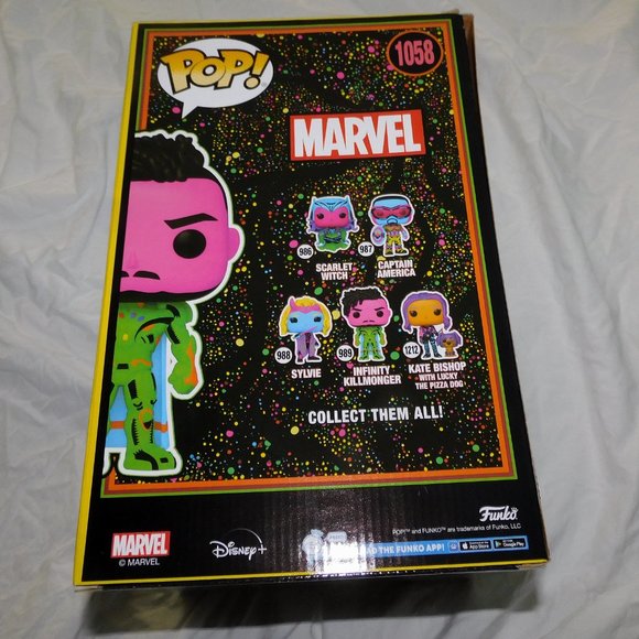 Funko Marvel What If Infinity Killmonger 10" Blacklight Black Panther NEW - Picture 3 of 3